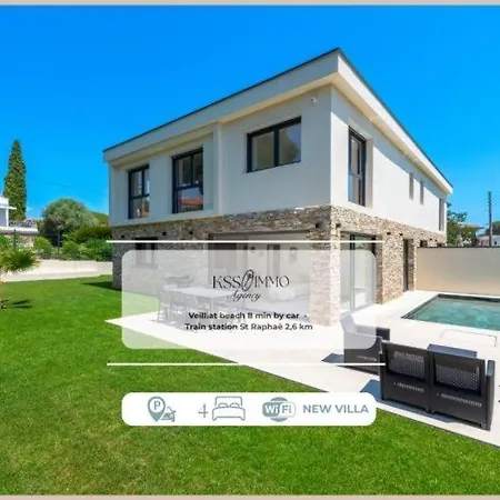 Nouvelle Maison 4 Chambres, Proche Du Centre بيت للعطل Saint-Raphaël